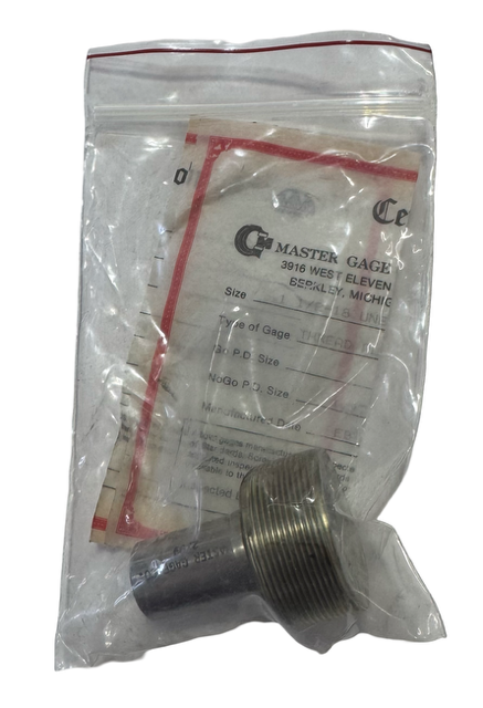 1-1/2"-18 No-Go Thread Plug Gage NF Class 2B USA