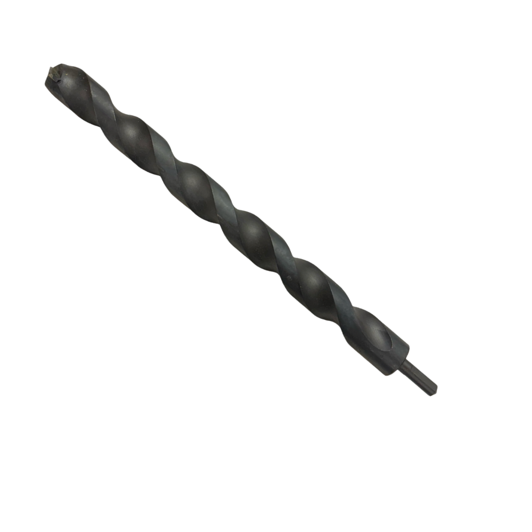 1-1/2" x 18" Carbide Tipped Masonry Drill 1/2" Shank Black Oxide USA Made