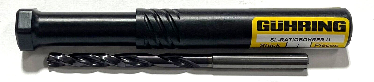 Guhring 5.4mm Solid Carbide Drill 7xD nano-FIREX Coating 2 Flute Coolant Thru