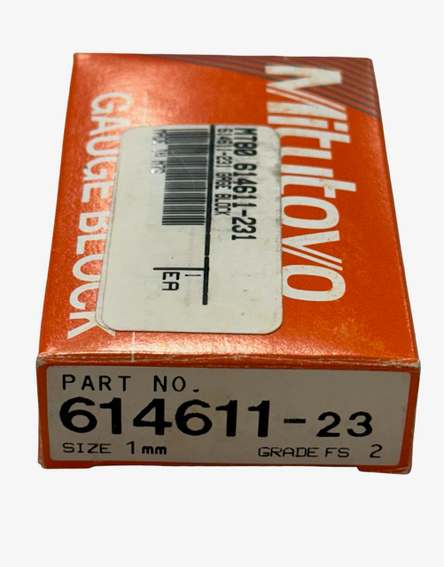 Mitutoyo 1mm Steel Square Gage Black Grade FS 2