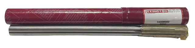 Lexington .6000 Carbide Tipped Chucking Reamer, 9" Overall USA Made