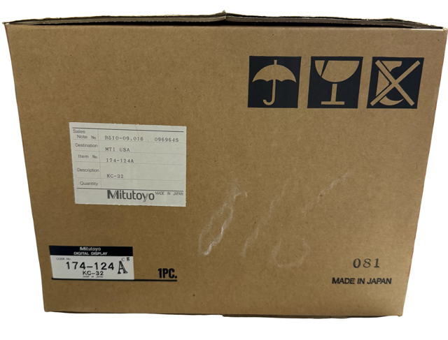 MITUTOYO 174-124A KC-32 Counter for Linear Scale Unit