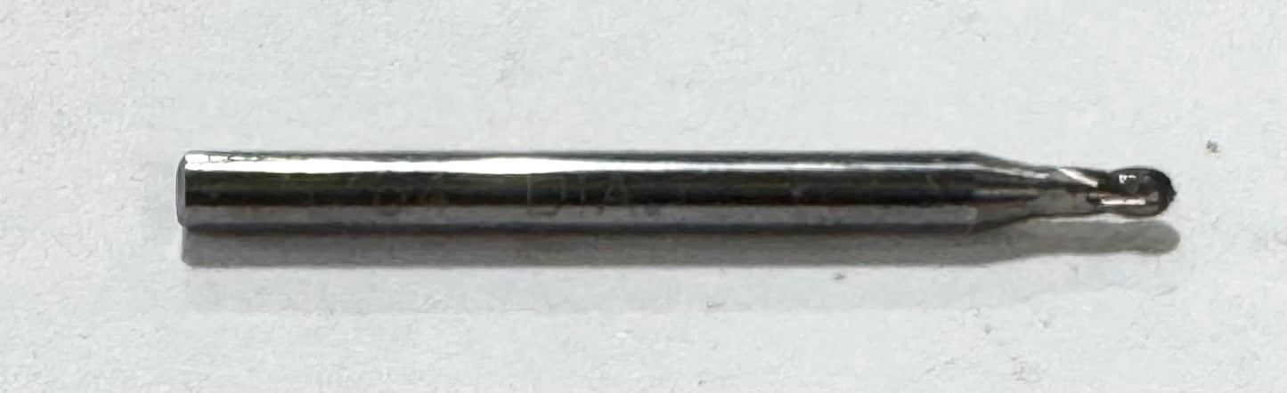 OSG 5/64" Carbide Ball End Mill 4 Flute Stub Length