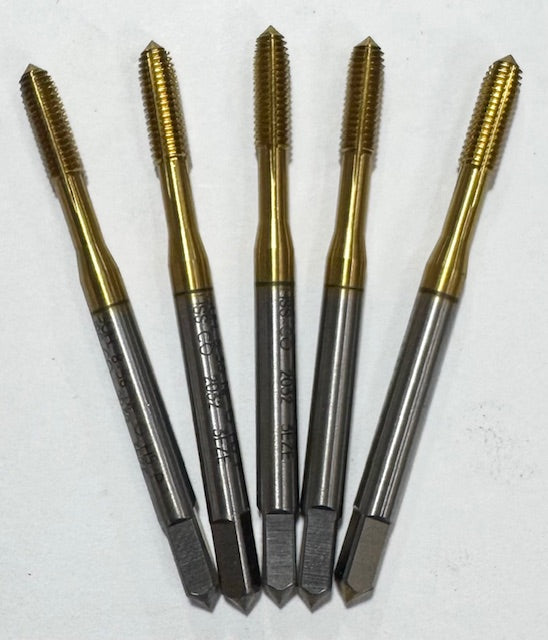 Guhring 8-36 Cobalt Thread Forming Plug Tap GH5 Tin Coated 5 Pack