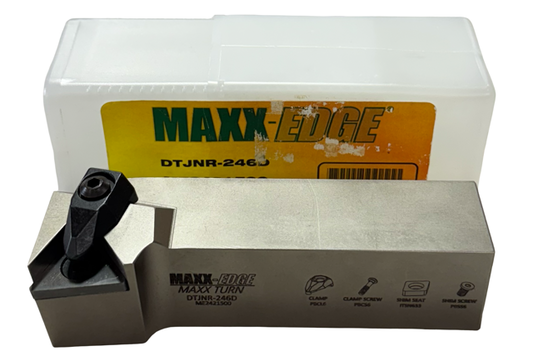 Maxx-Edge DTJNR-24-6D Indexable Turning Tool Holder Right Hand
