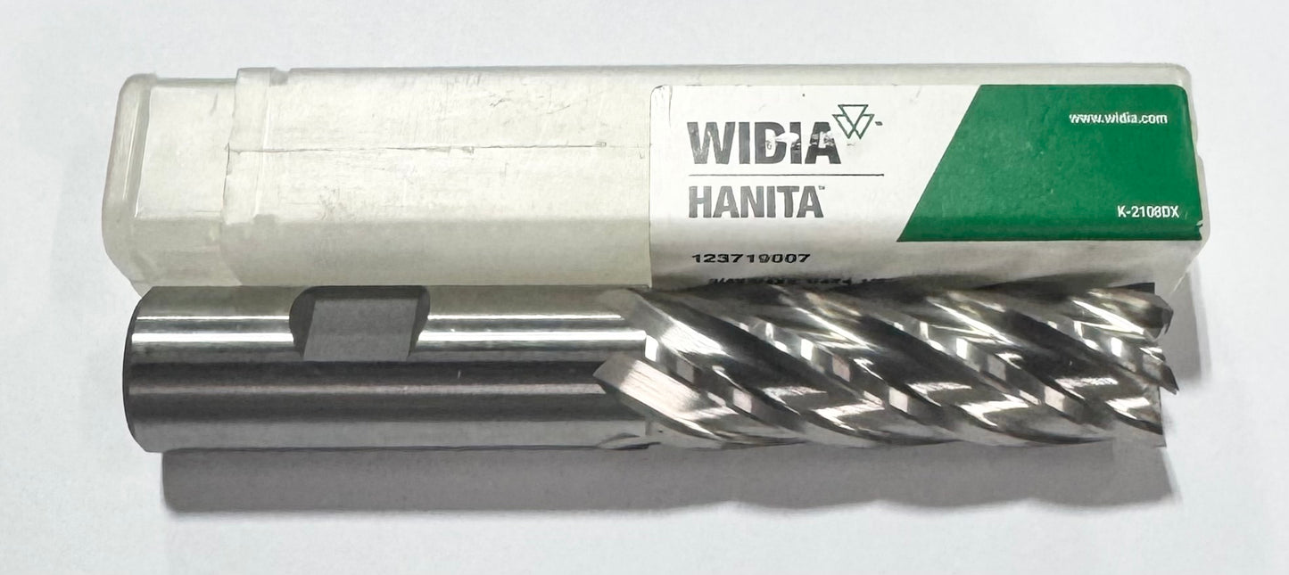 Widia 3/4" Cobalt End Mill 6 Flute Center Cutting USA Made