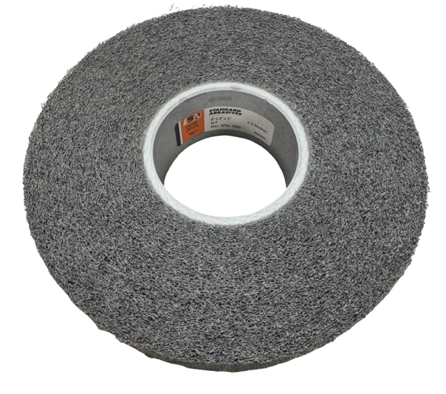 Standard Abrasives 8" x 2" x 3" Deburring Wheel Silicon Carbide - Medium Grit