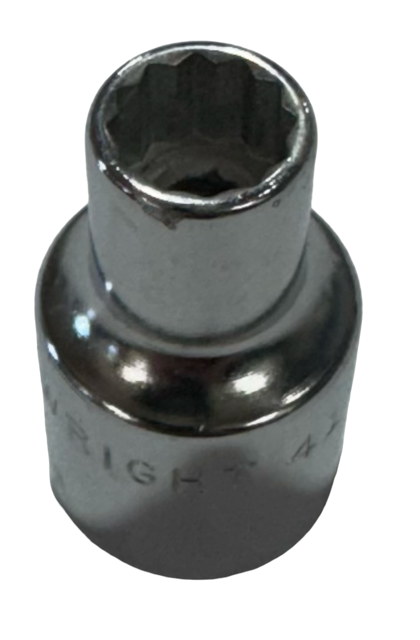 Wright Tool 1/2" Drive 9mm Socket 12 Point USA Made