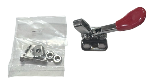 RapidHold 60 lbs U-Bar Flanged Base Stainless Steel Horizontal Hold-Down Clamp