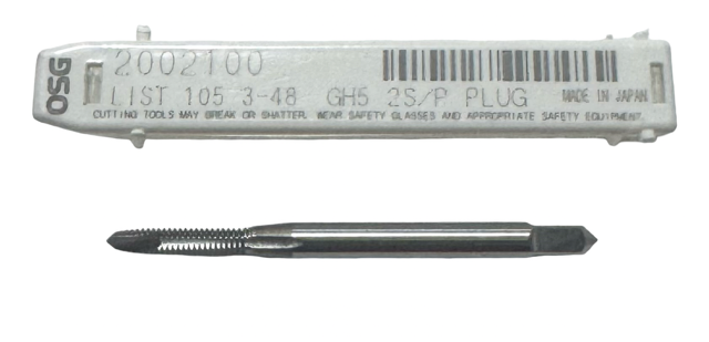 OSG 3-48 HSS Spiral Point Plug Tap 2 Flute H5