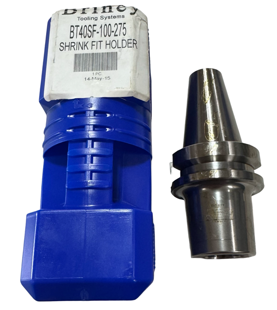 Briney BT40 Shrink Fit Tool Holder 1" x 2.75"