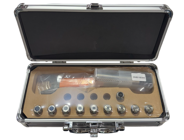 10 Piece ER16 Collet Chuck Set & Accessories 1/32" to 3/8" with Case