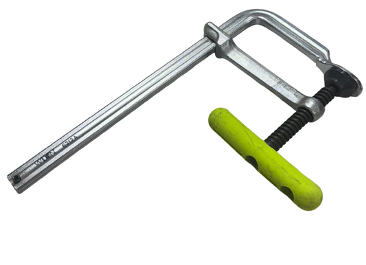 Wilton 12" Light Duty L-Clamp with Hi-Vis Grip Handle