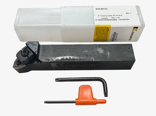 Kennametal WWLNR164 Indexable Turning Toolholder, 1" x 1" Shank, 6" Overall USA