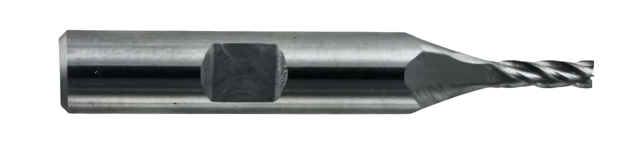 Melin 3/16" Cobalt End Mill 4 Flute Center Cutting USA Made