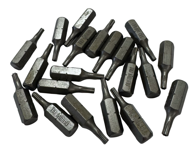 Mibro T10 Security Star Screwdriver Bits, 1" Length 20 Pack