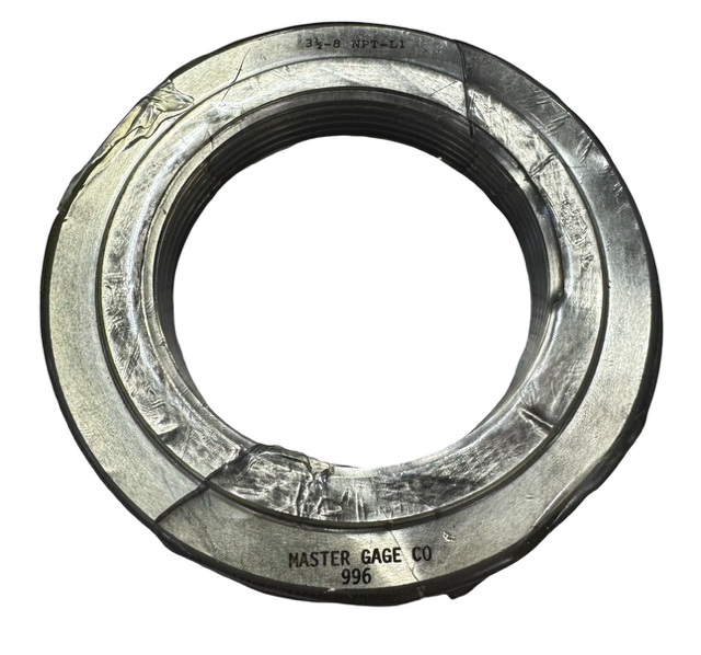 3-1/2" NPT Pipe Thread Ring Gage – Class L1