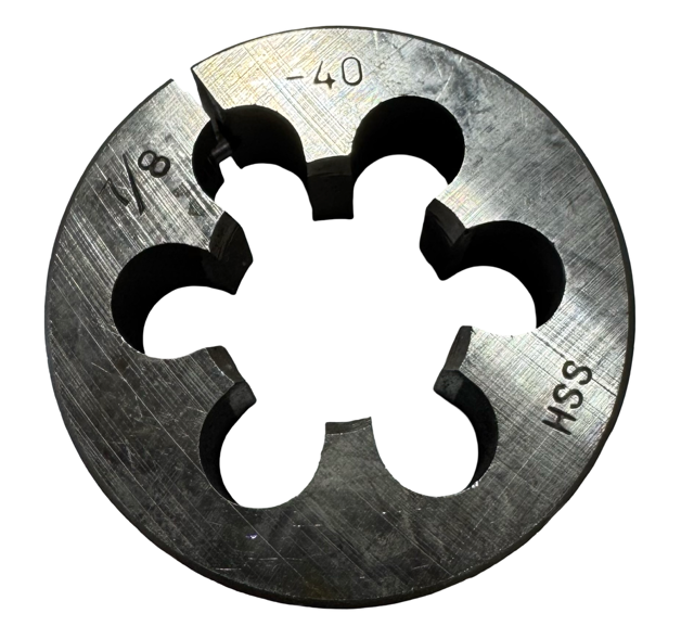 7/8"-40 HSS Special Thread Adjustable Round Die