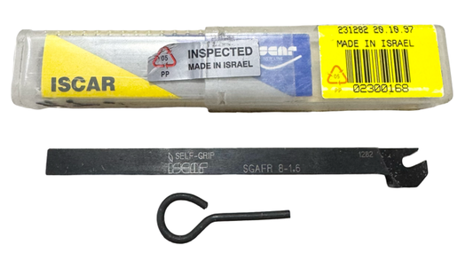 Iscar SGAFR 8-1.6 Indexable Grooving Tool Holder 8mm x 8mm Shank