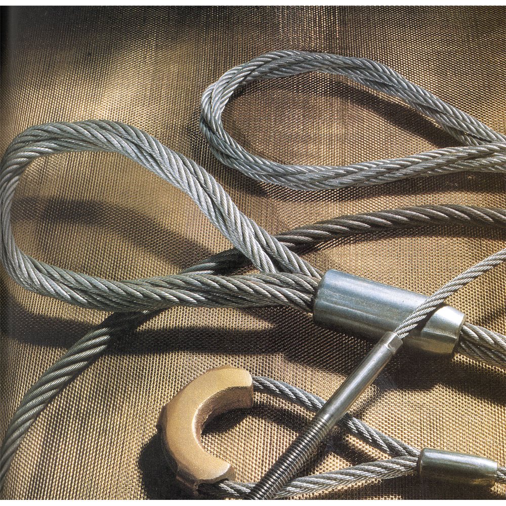 Lift-All 1/4" x 6ft Wire Rope Sling Tuff-Tag 60030