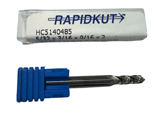 RapidKut 5/32" Carbide Drill Mill 4 Flute 90° USA Made