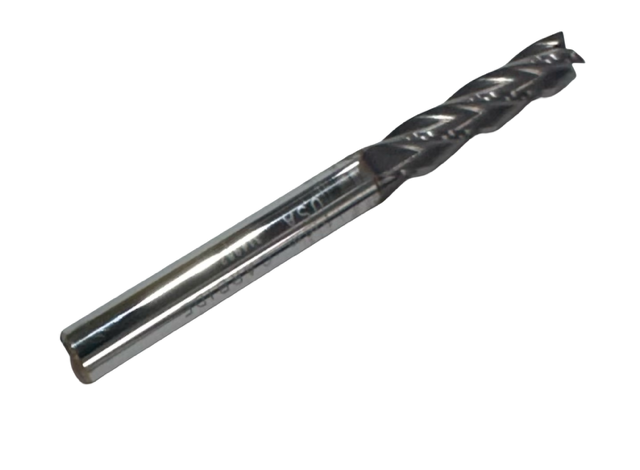 RapidKut 5mm Carbide End Mill 4 Flute TiCN Coated USA Made