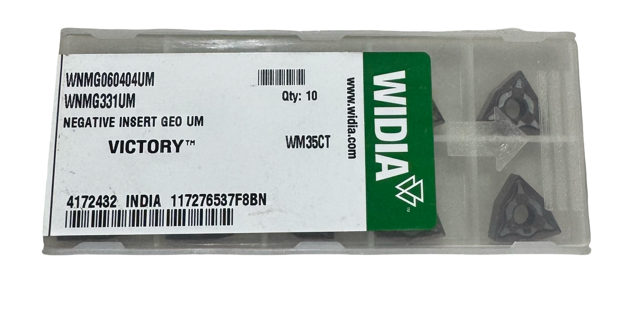 Widia Carbide Insert WNMG331UM Grade WM35CT Turning Inserts 10 Pack