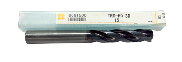 OSG 15mm Solid Carbide Drill 3 Flute WD1 Coated High Feed