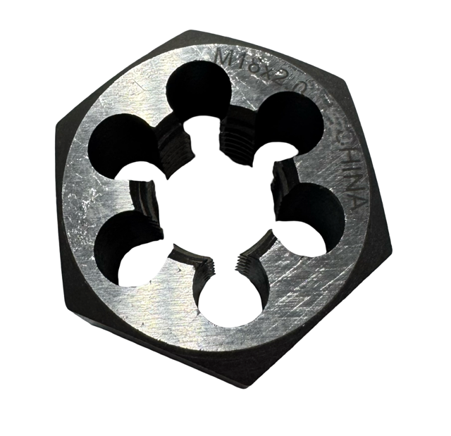 ProCut 18mm x 2mm Carbon Steel Hexagon Rethreading Die