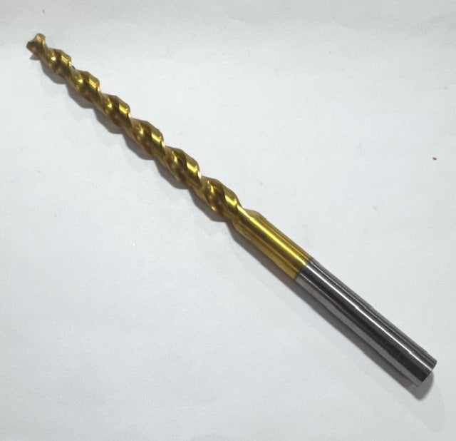 Guhring 8mm HSS Taper Length Drill Tin Coated 130° Parabolic Flute