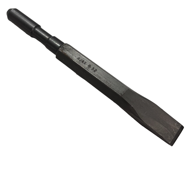 Ajax 1" Flat Chisel, 10" Long Roto Hammer Shank AJX4021
