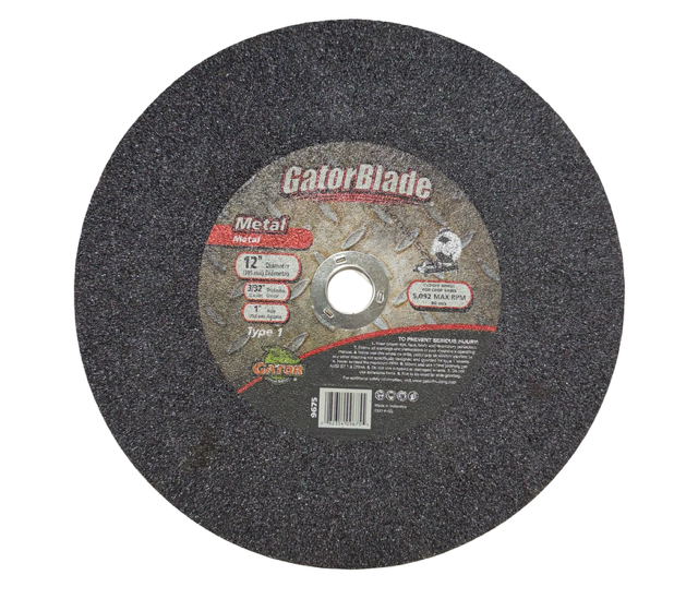 Gator 12" x 3/32" x 1" Metal Cut-Off Wheel for Chop Saws 9675