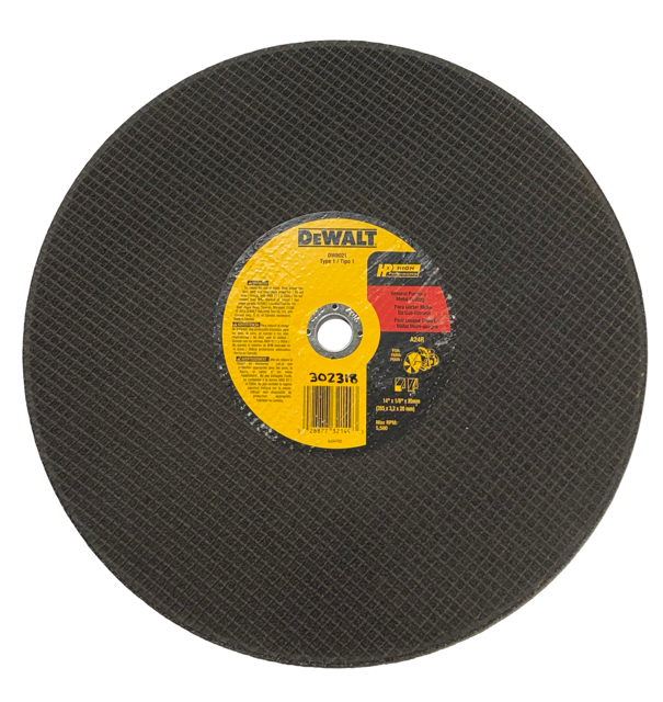 DEWALT 14" x 1/8" x 20mm Gas Metal Cut-Off Wheel DW8021
