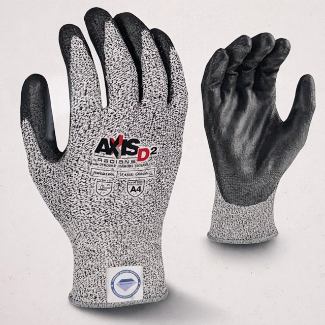 Radians Cut Resistant Safety Gloves Foam Nitrile Coated Cut Level A4 Size XL