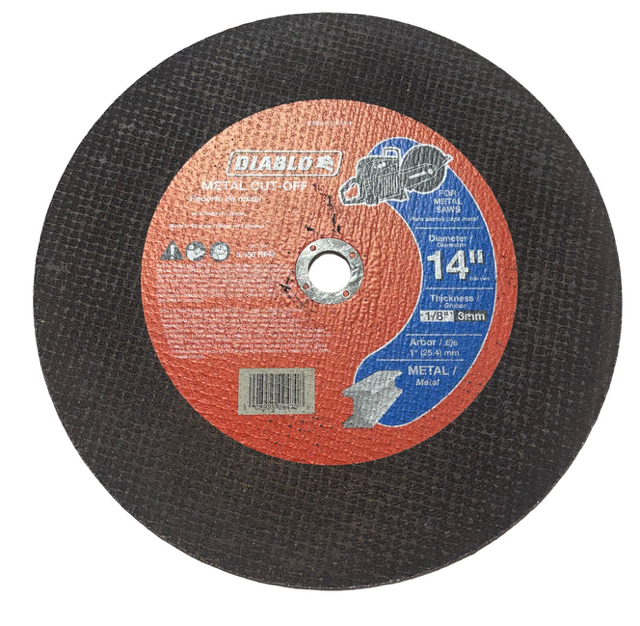 Diablo 14" x 1/8" x 1" Metal High Speed Cut-Off Wheel