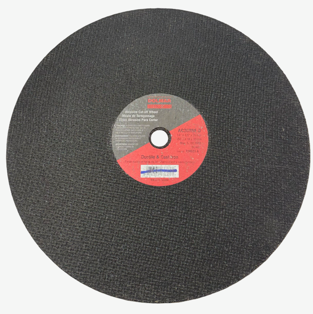 Dolmar 14" x 1/8" x 20mm Abrasive Cut-Off Wheel for Ductile & Cast Iron