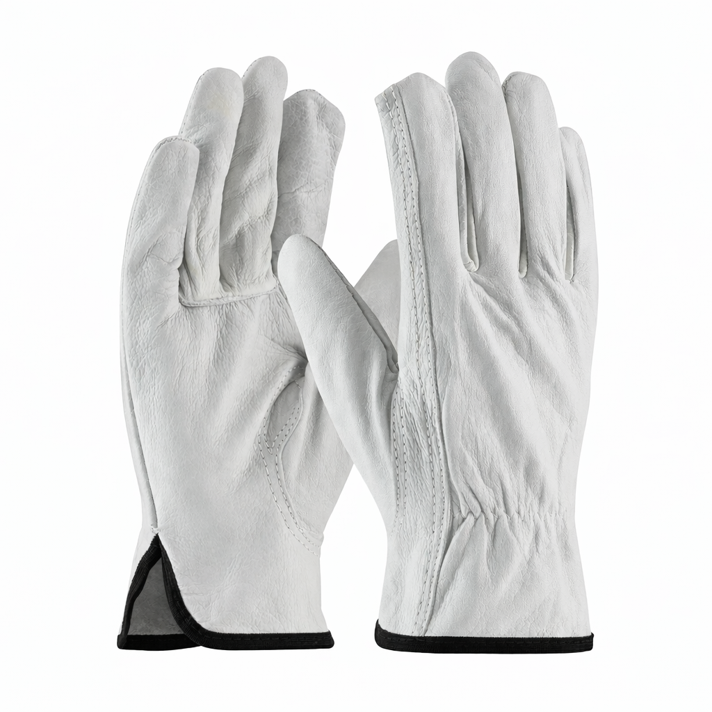 PIP Top Grain Cowhide Leather Driver Gloves - Keystone Thumb - Size XXL