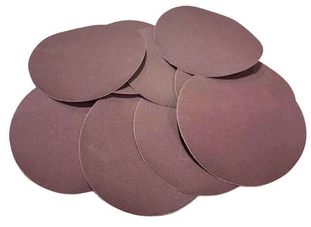 8" PSA Sanding Discs 180 Grit Aluminum Oxide 10 Pack