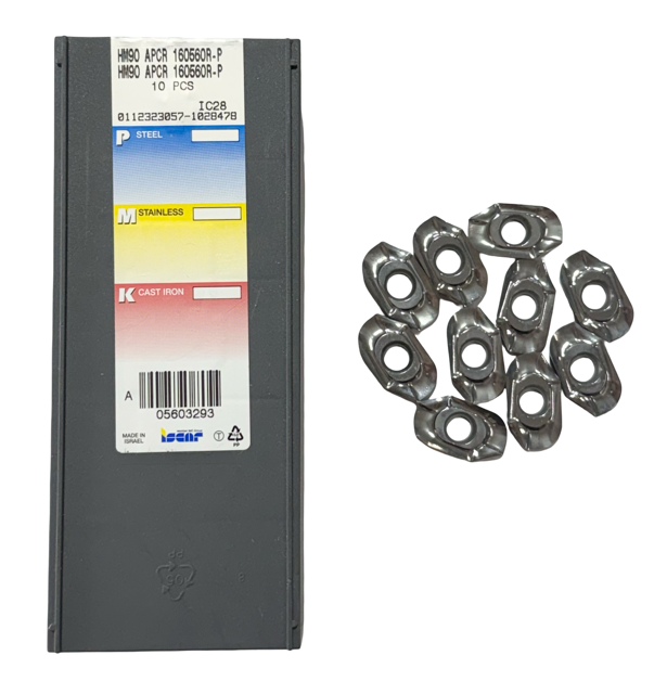 Iscar Carbide Insert HM90 APCR 160560R-P Grade IC28 Milling Inserts 10 Pack