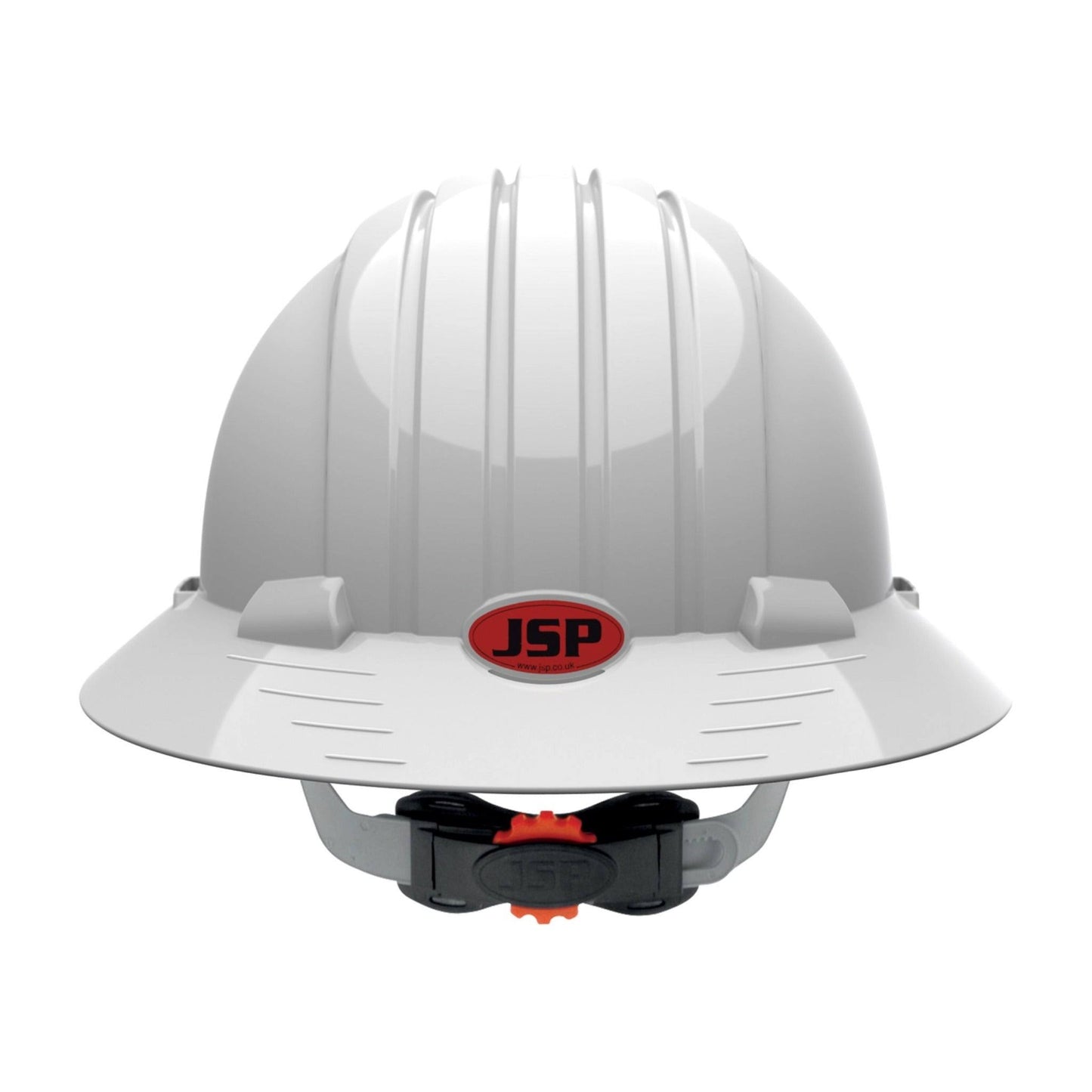 JSP 6161 Evolution Deluxe Full Brim Hard Hat - White