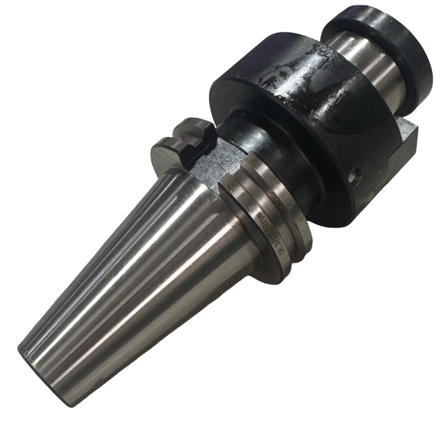 CAT40 V-Flange Shell End Mill Holder, 1-1/2" Pilot, 2.4" Projection