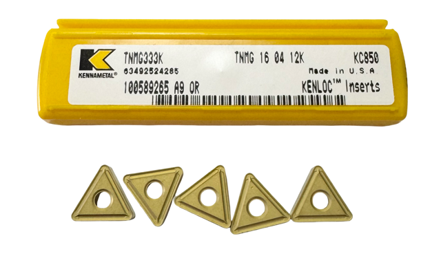 Kennametal Carbide Insert TNMG333K Grade KC850 Turning Inserts 10 Pack