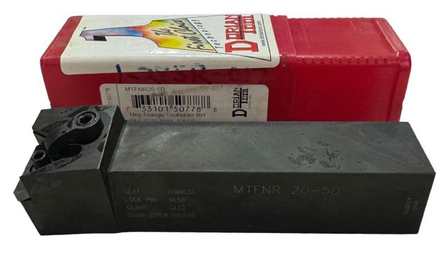 Dorian Tool MTFNR20-5D Indexable Tool Holder RH 1-1/4" x 1-1/4" x 6" USA Made