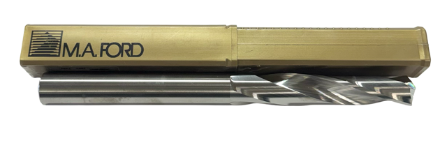 M.A. Ford 11/16" Solid Carbide Drill Heavy Duty Coolant Feeding Drill 7-3/4" Overall