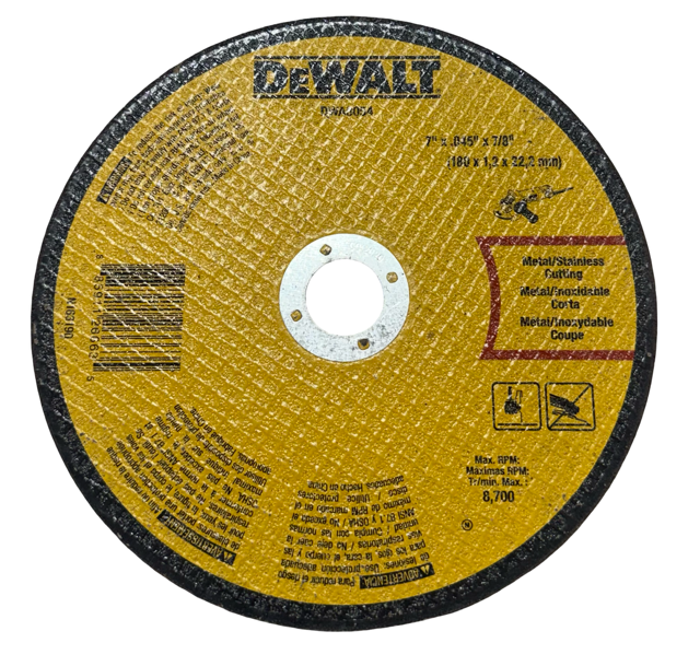 DEWALT 7" x .045" x 7/8" Metal Cut-Off Wheel Type 1