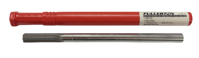 Fullerton .5005 Straight Flute Carbide Chucking Reamer 6 Flute USA Made
