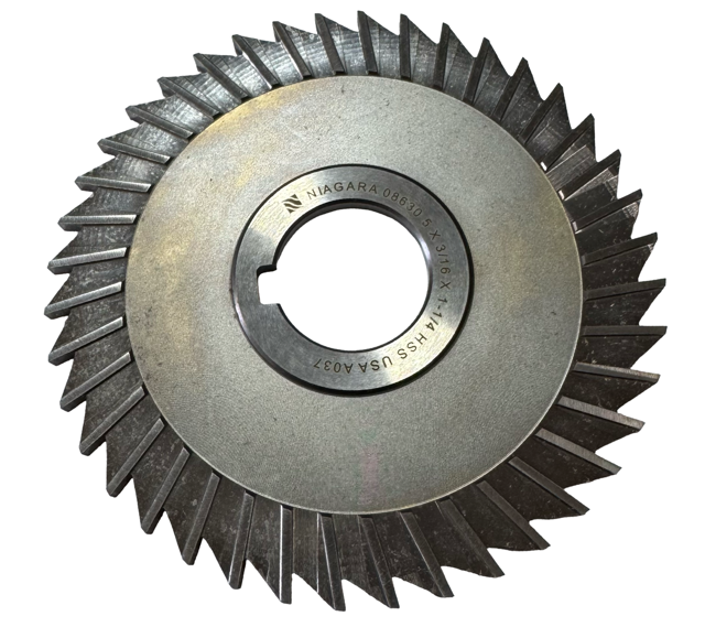 Niagara 5" x 3/16" x 1-1/4" HSS Side Chip Metal Slitting Saw USA Made