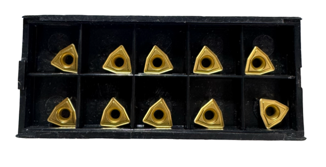 Allied WCMX 05T308 C5 Drill Inserts Tin Coated 10 Pack USA Made