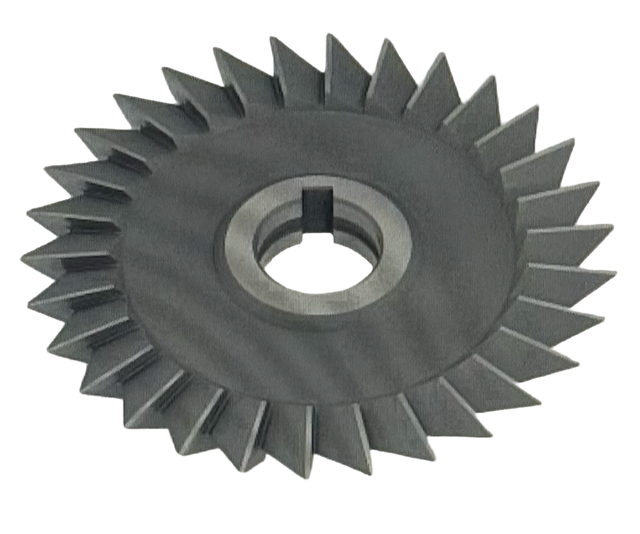 Dolfa 3" x 5/8" x 1" HSS 60° Single Angle Milling Cutter 22 Teeth
