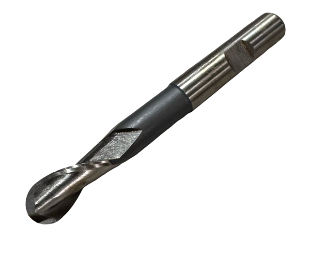 3/8" Cobalt Ball End Mill 2 Flute Long Length